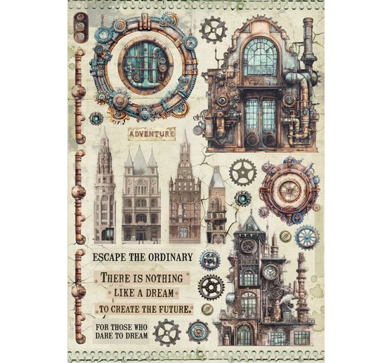 Junk Journal Book "Voyages Fantastiques"