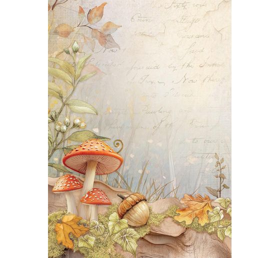 Motiv-Strohseide Backgrounds "Whispering Woods"