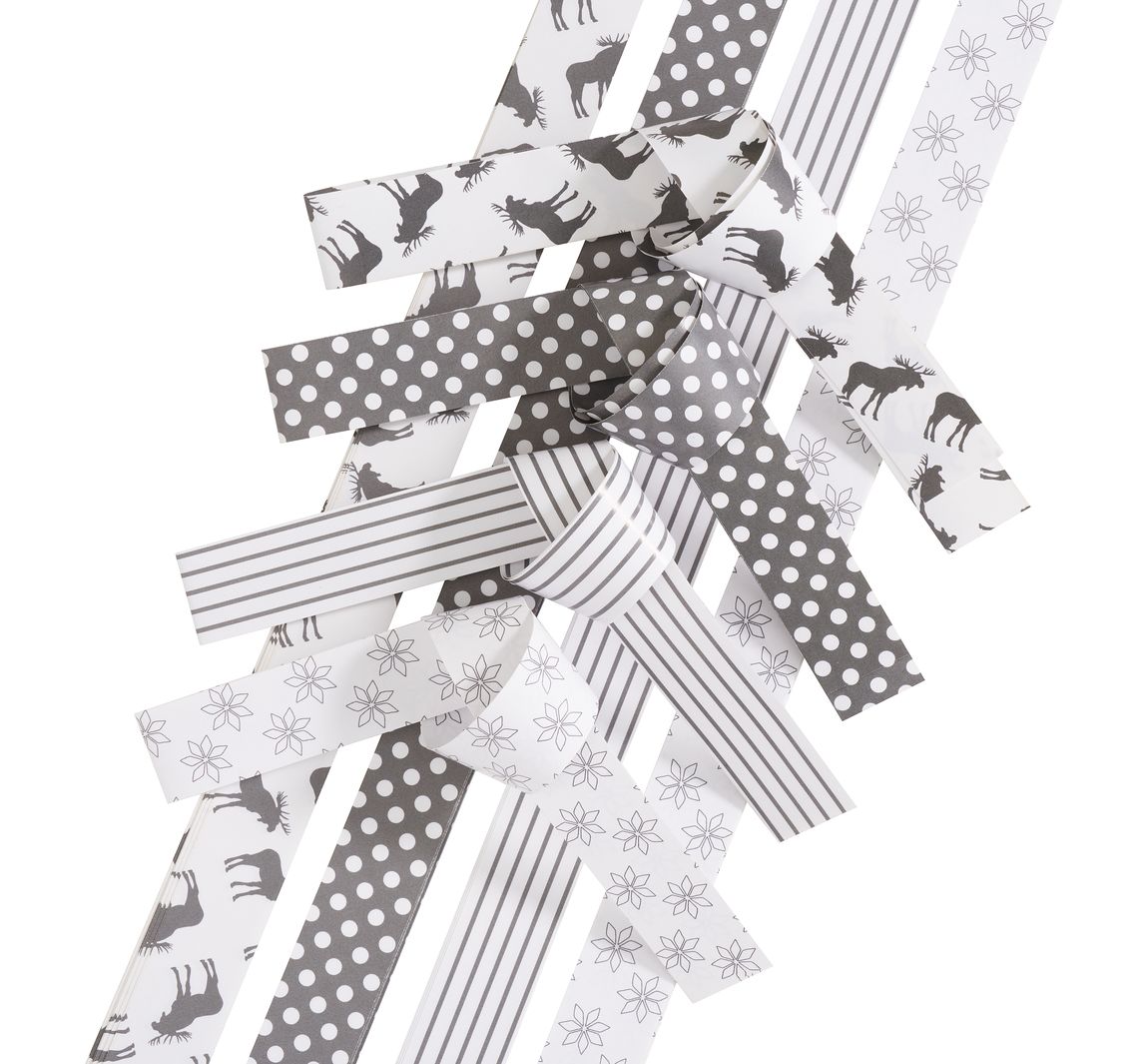 Papierstreifen "X-Mas Grey"