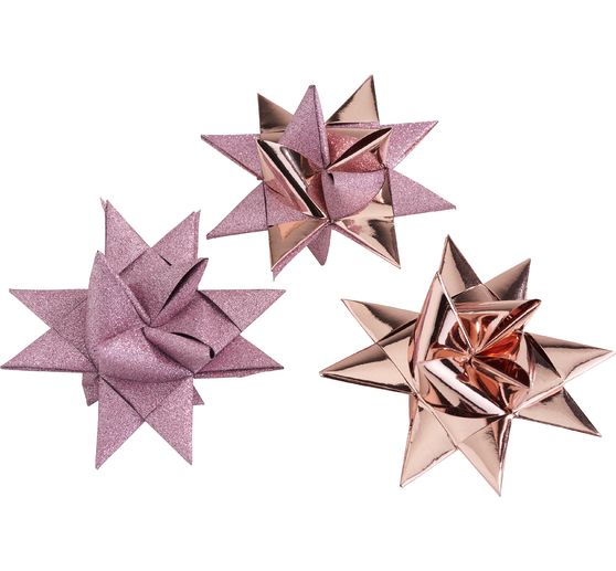 Papierstreifen "Rosa Glitter"