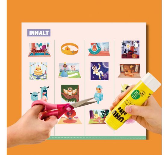Buch "Der Verbastelblock für kreative Kids. Kunterbunter Spaß"