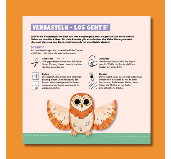 Buch "Der Verbastelblock für kreative Kids. Kunterbunter Spaß"
