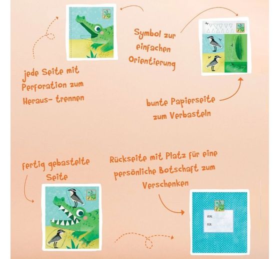 Buch "Das Verbastelbuch für die Allerkleinsten. Schneiden und Kleben. Im Zoo"