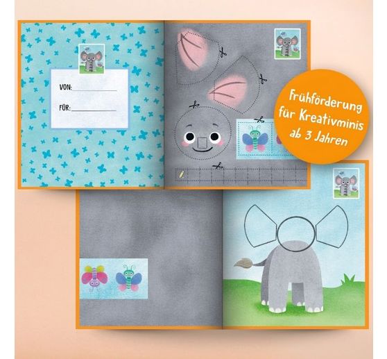 Buch "Das Verbastelbuch für die Allerkleinsten. Schneiden und Kleben. Im Zoo"