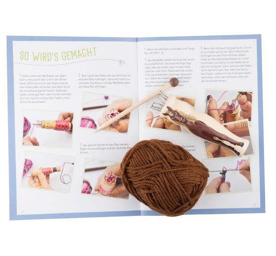 Kreativ-Set "Strickliesel für Pferdefans"