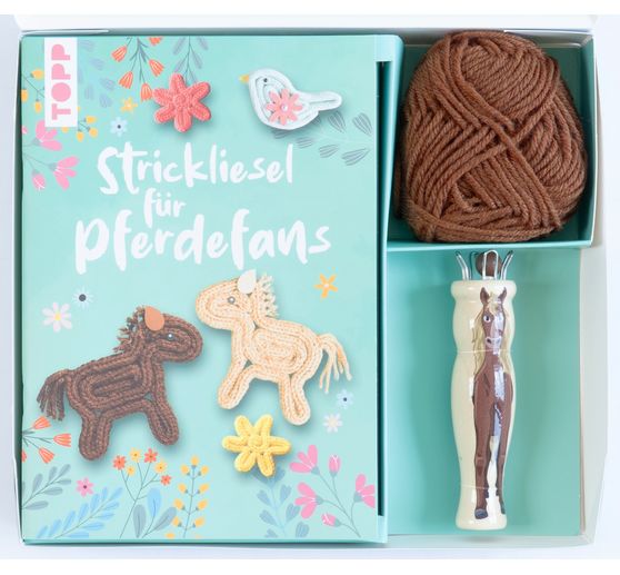 Kreativ-Set "Strickliesel für Pferdefans"