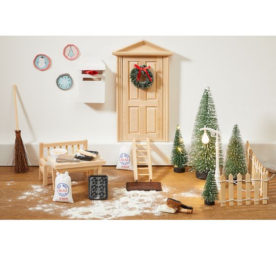 Miniatur Besen und Schaufel