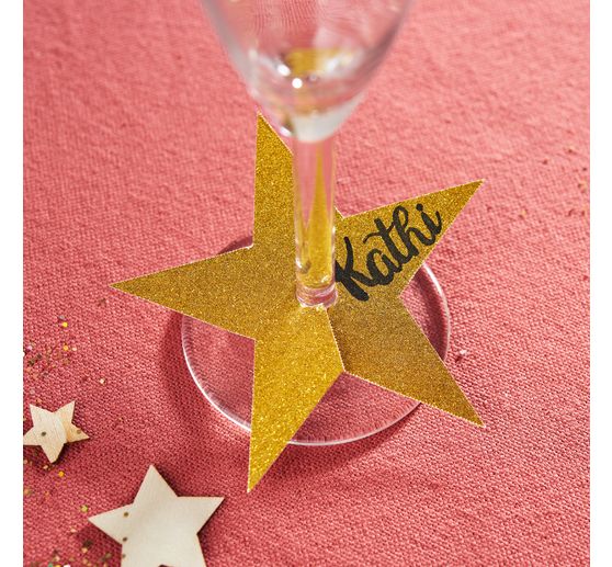 Metallic- und Glitzerpapier-Mix, A4, 32 Blatt