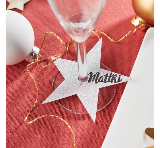 Metallic- und Glitzerpapier-Mix, A4, 32 Blatt