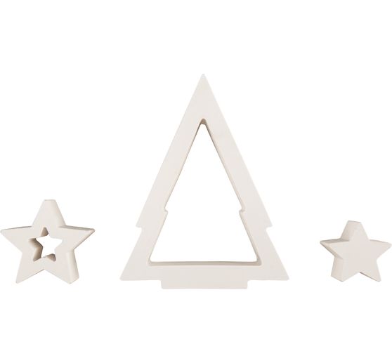 Silicone casting mould "Tealight tree and stars"