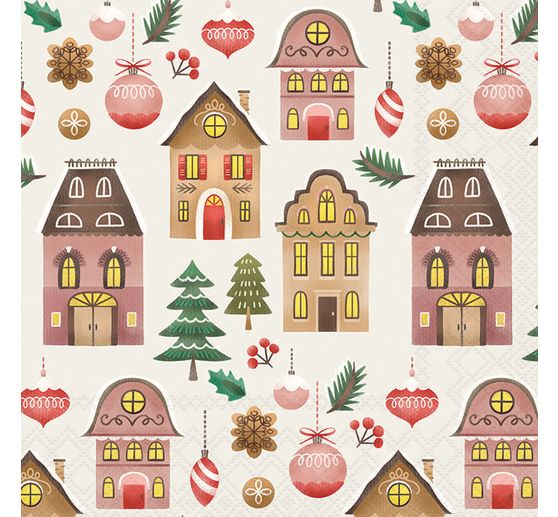 Napkin "Christmas at home"