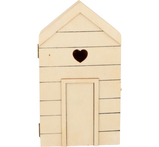 Wooden key box "Beach house"