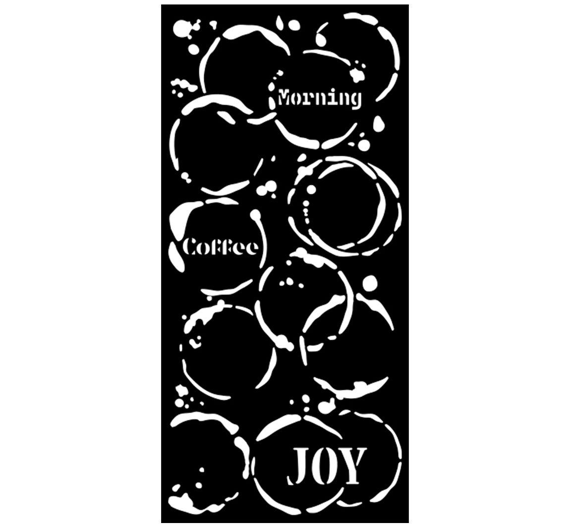 Schablone "Furry Friends - Coffee Prints"