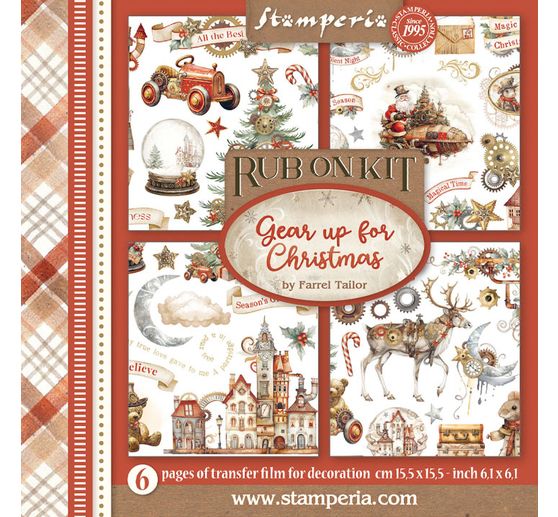 Rub On Sortiment "Gear up for Christmas"
