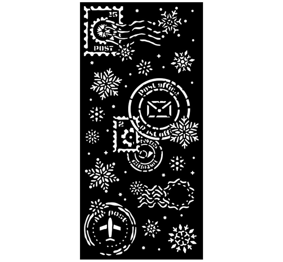 Schablone "Gear up for Christmas - Snowflakes"