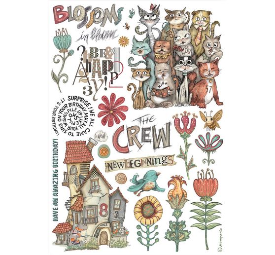 Washi Pad "Furry Friends"