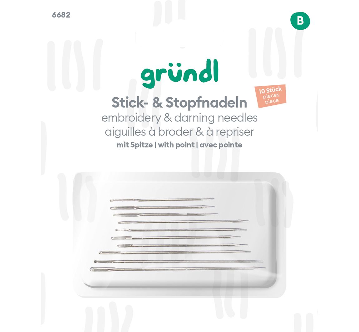 Gründl Stick- und Stopfnadeln mit Spitze