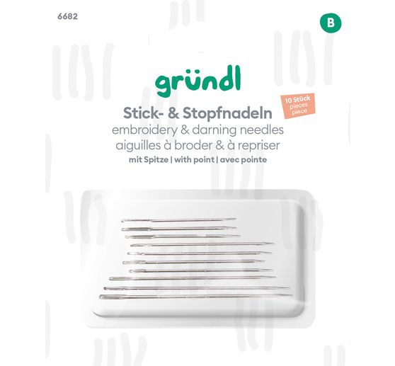 Gründl Stick- und Stopfnadeln mit Spitze