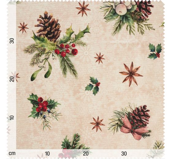 Baumwoll-Stoff "Xmas", Acryl beschichtet