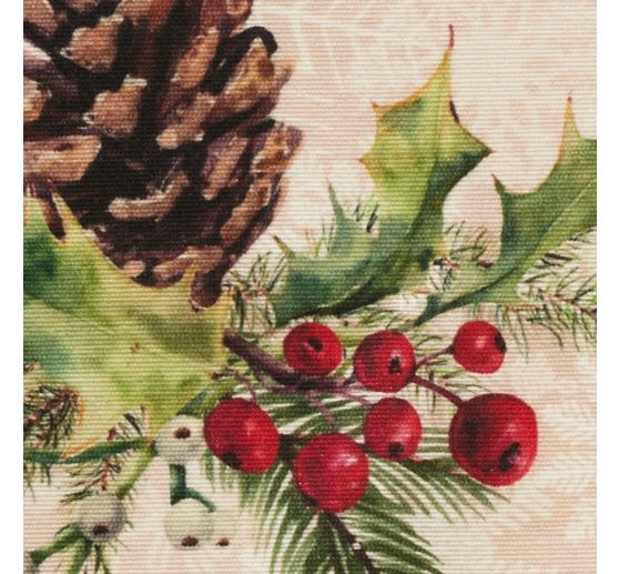 Baumwoll-Stoff "Xmas", Acryl beschichtet