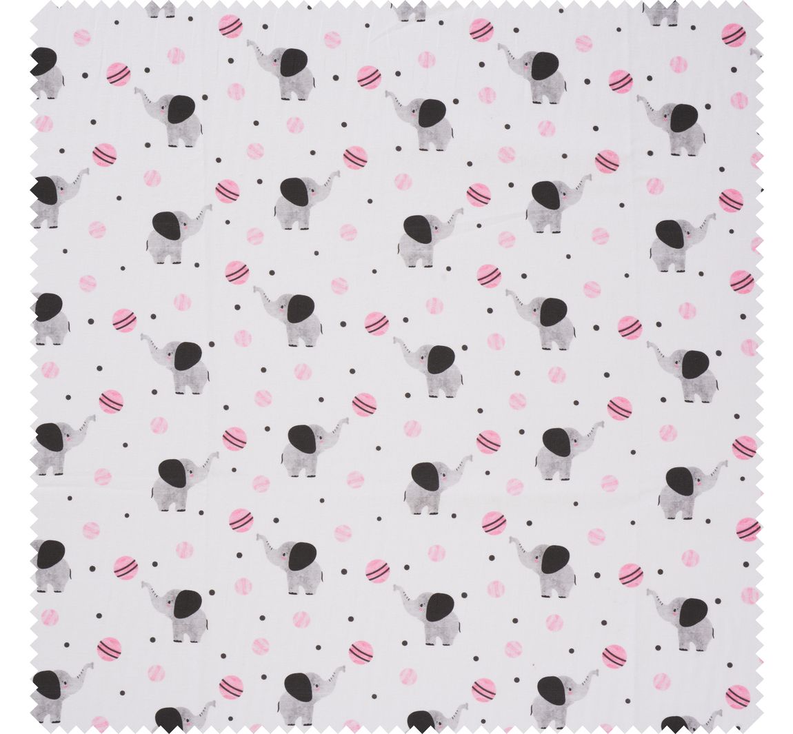 Baumwoll-Stoff "Elefant Lilo"