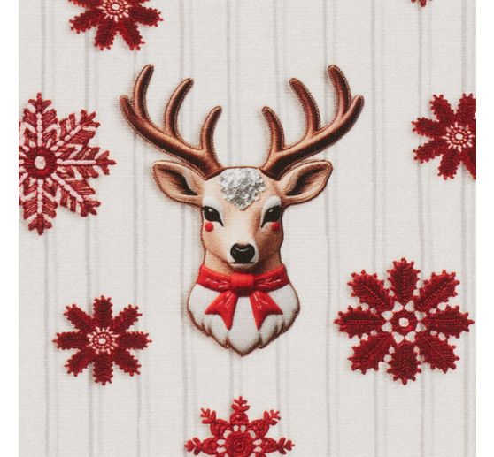Baumwoll-Stoff "Nordic Reindeer"