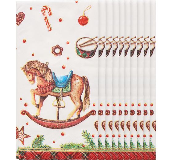 Paper handkerchiefs "Classic Rocking Horse"