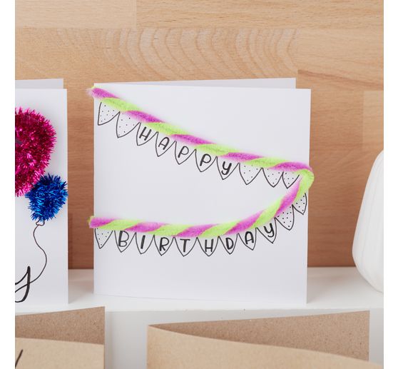 VBS Chenille wire "Striped"