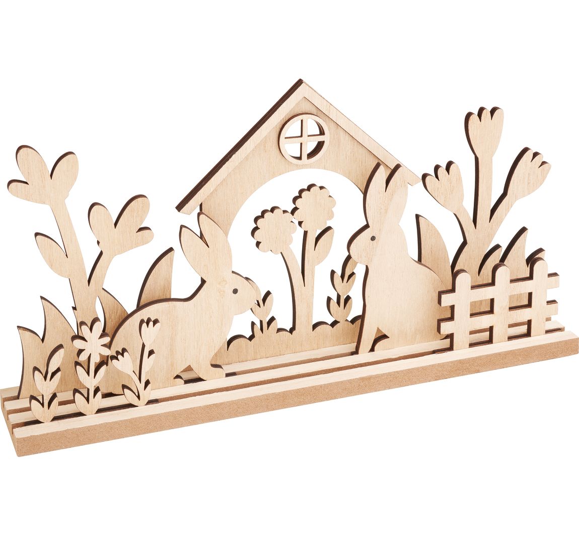 VBS Holz-Steckmotiv "Hasenhaus"