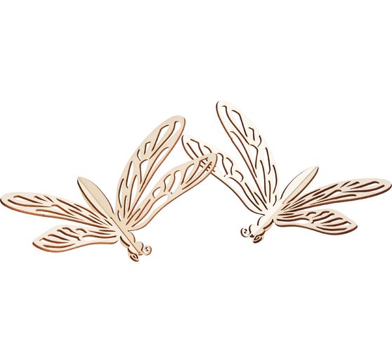VBS Holz-Steckmotiv "Fliegende Libellen", 2 St&uuml;ck