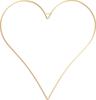 Metallring "Herz", Goldfarben