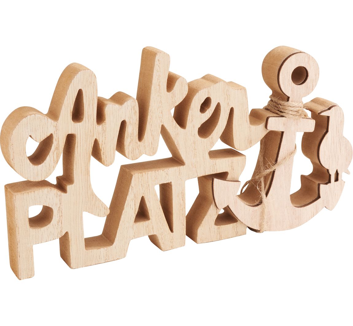 VBS Holz-Schriftzug "Ankerplatz"