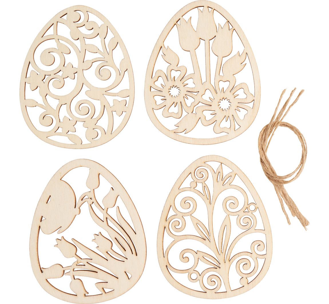 VBS Anhänger "Ornament-Eier", 4 Stück