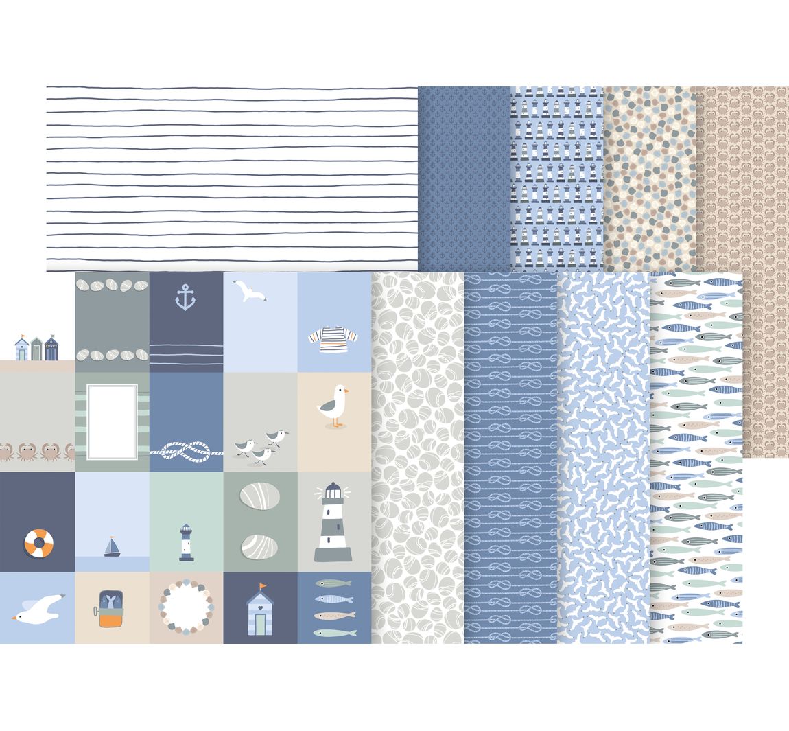 Papier-Set "Marée Haute"