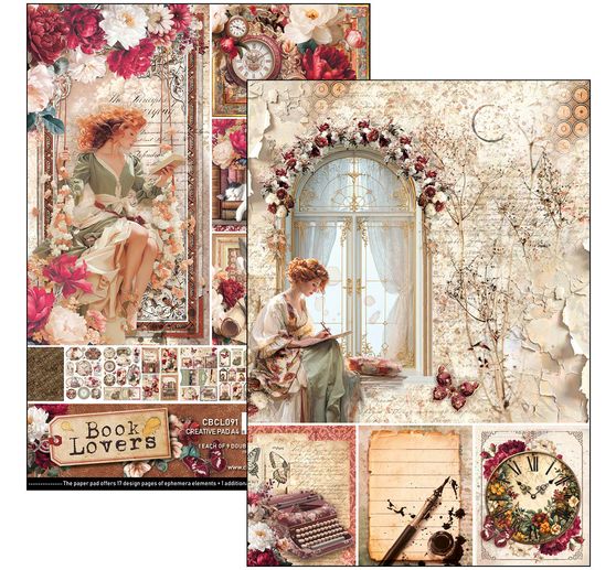 Papier-Set "Book Lovers"