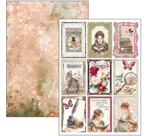 Papier-Set "Book Lovers"