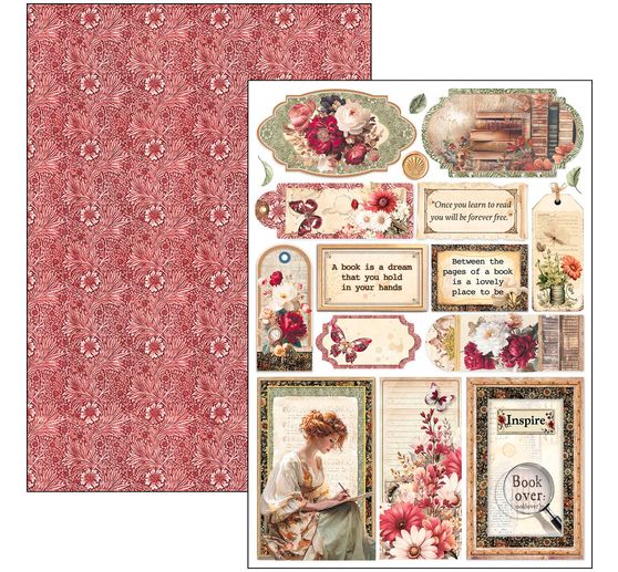 Papier-Set "Book Lovers"