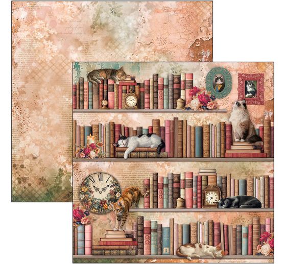 Scrapbook-Papier "Book Lovers"