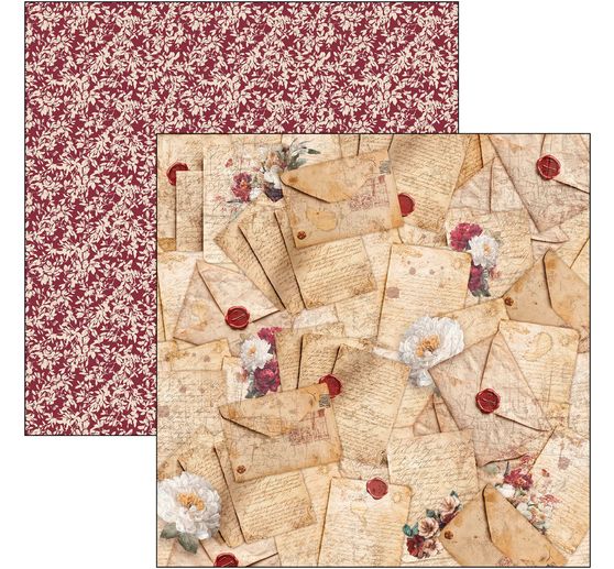 Scrapbook-Papier "Book Lovers"