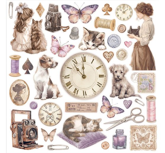 Scrapbook-Block "Quiet Days"