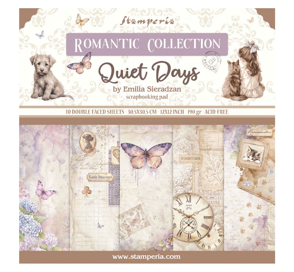 Scrapbook-Block "Quiet Days"