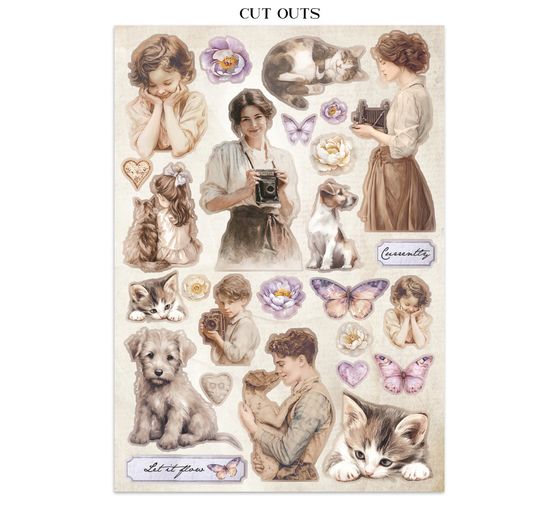 Junk Journal Book "Quiet Days"