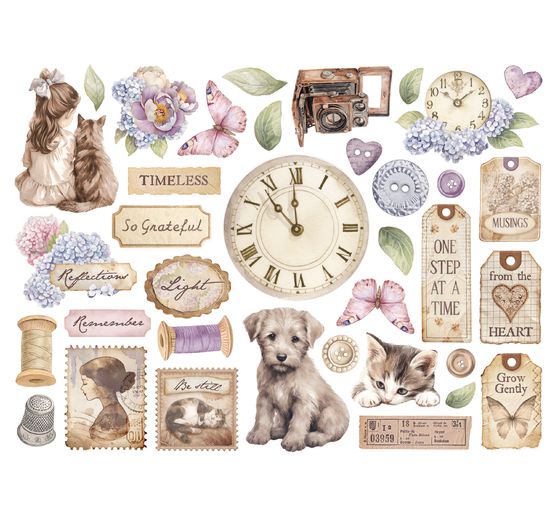 Punching motifs "Quiet Days"