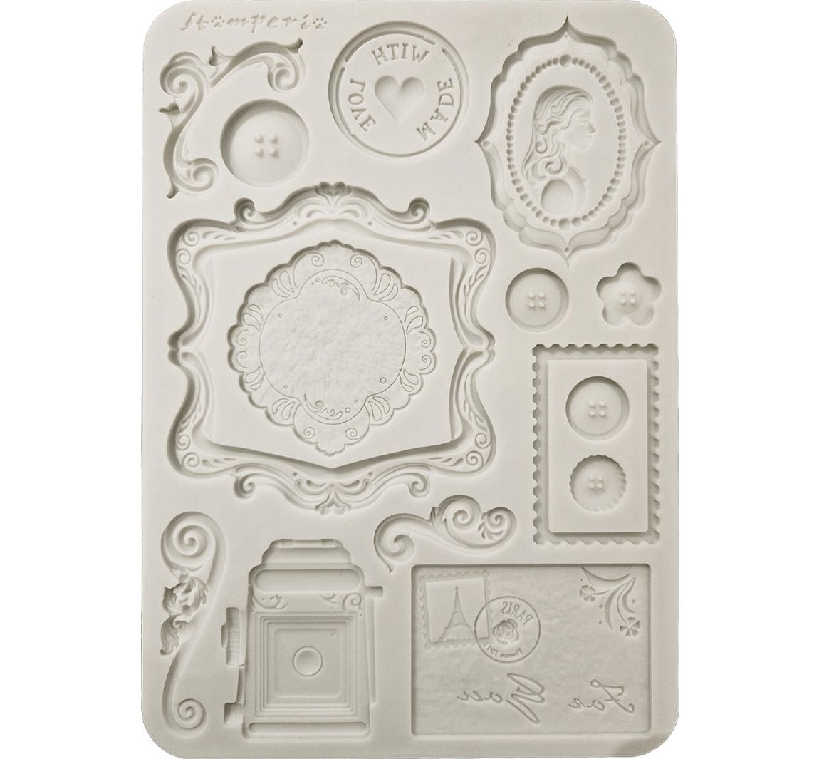 Silikonform A5 "Quiet Days - Plates"