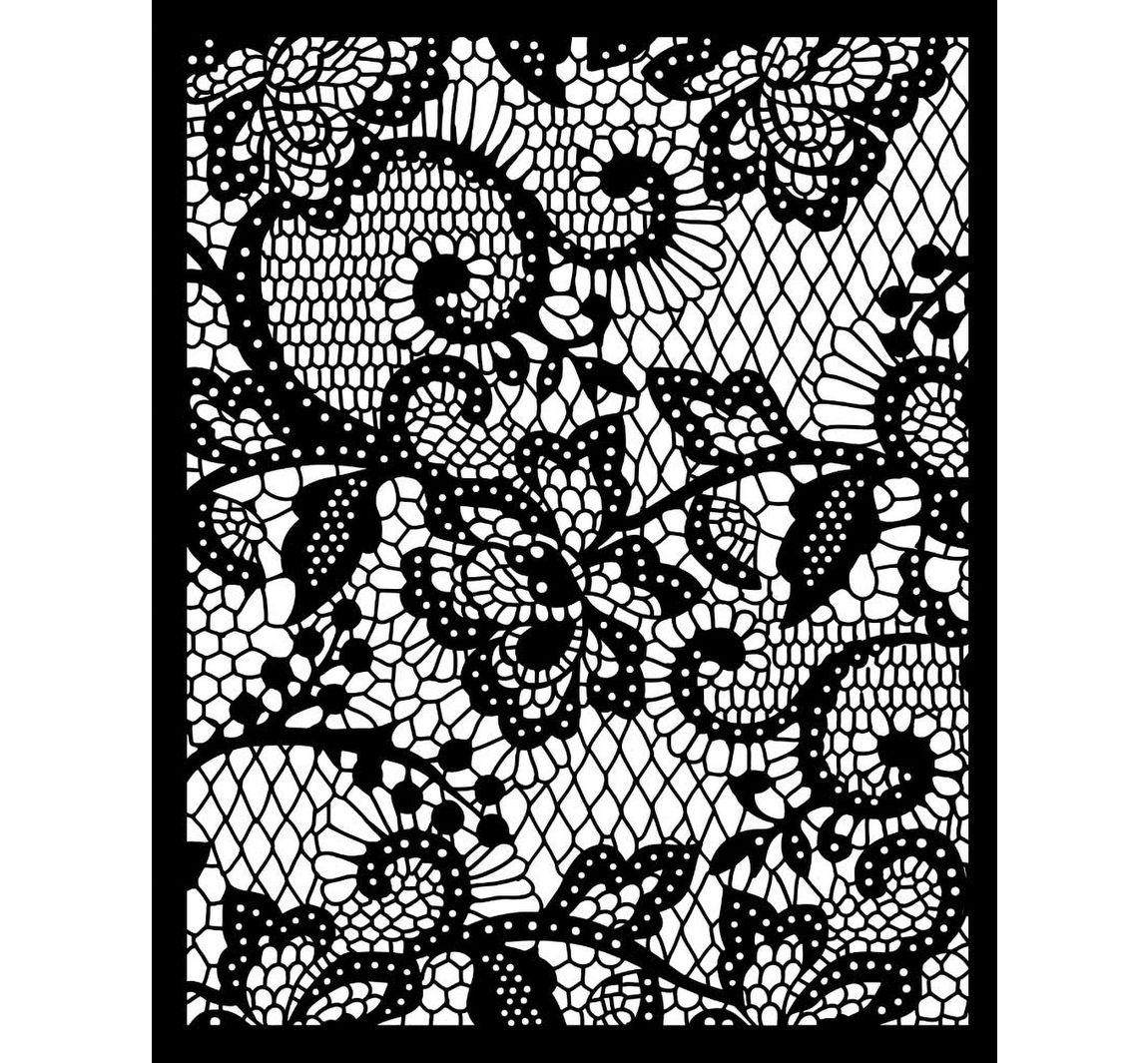 Schablone "Quiet Days- Floral Lace"