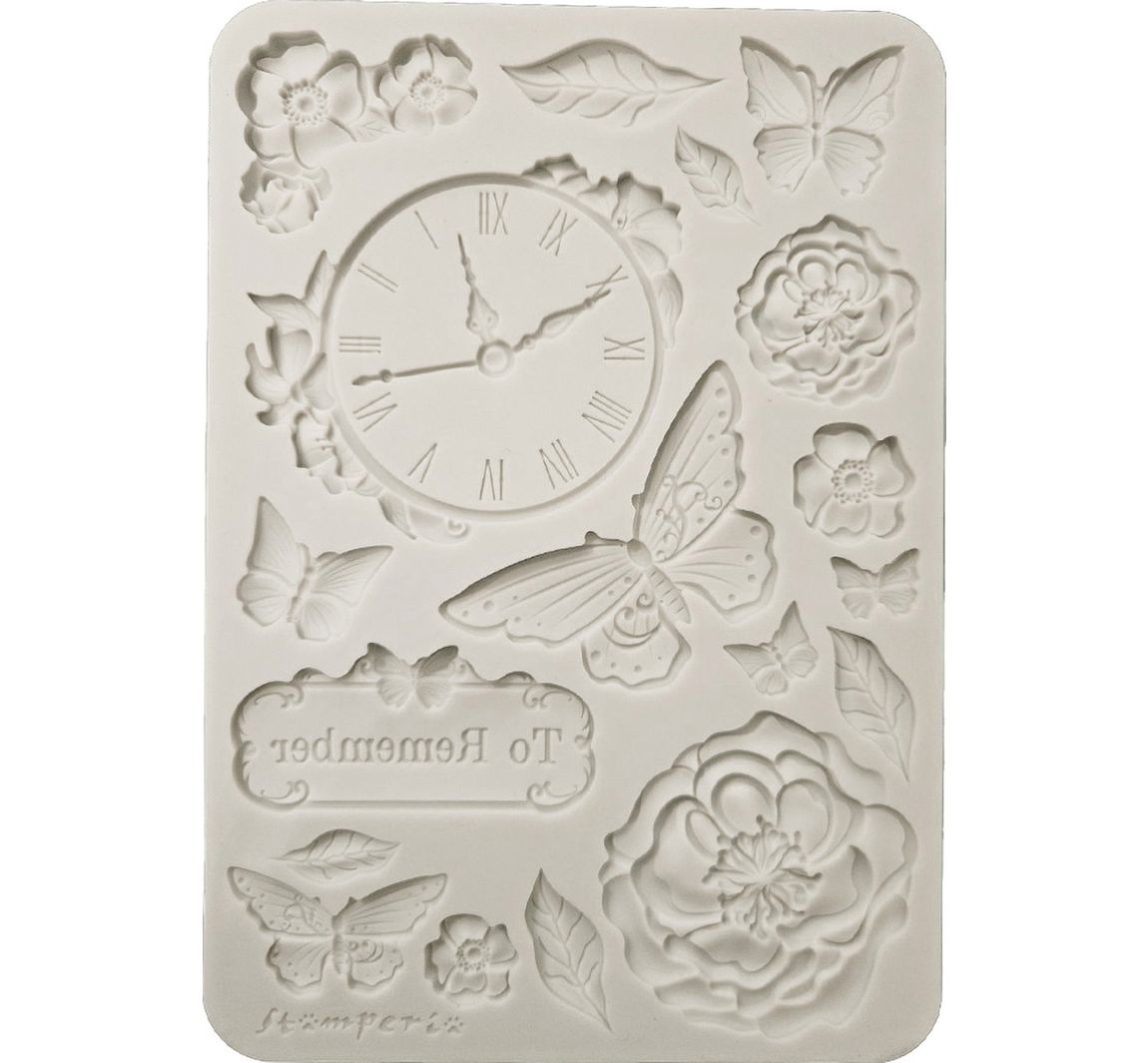Silikonform A5 "Quiet Days - Clock"