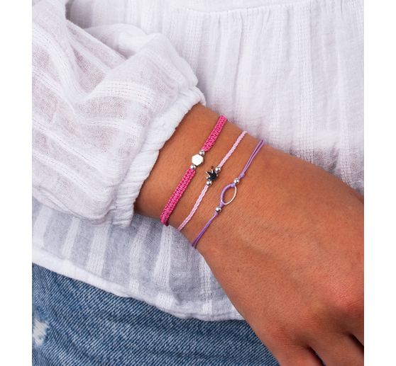 Metall Perlen "Hexagon"