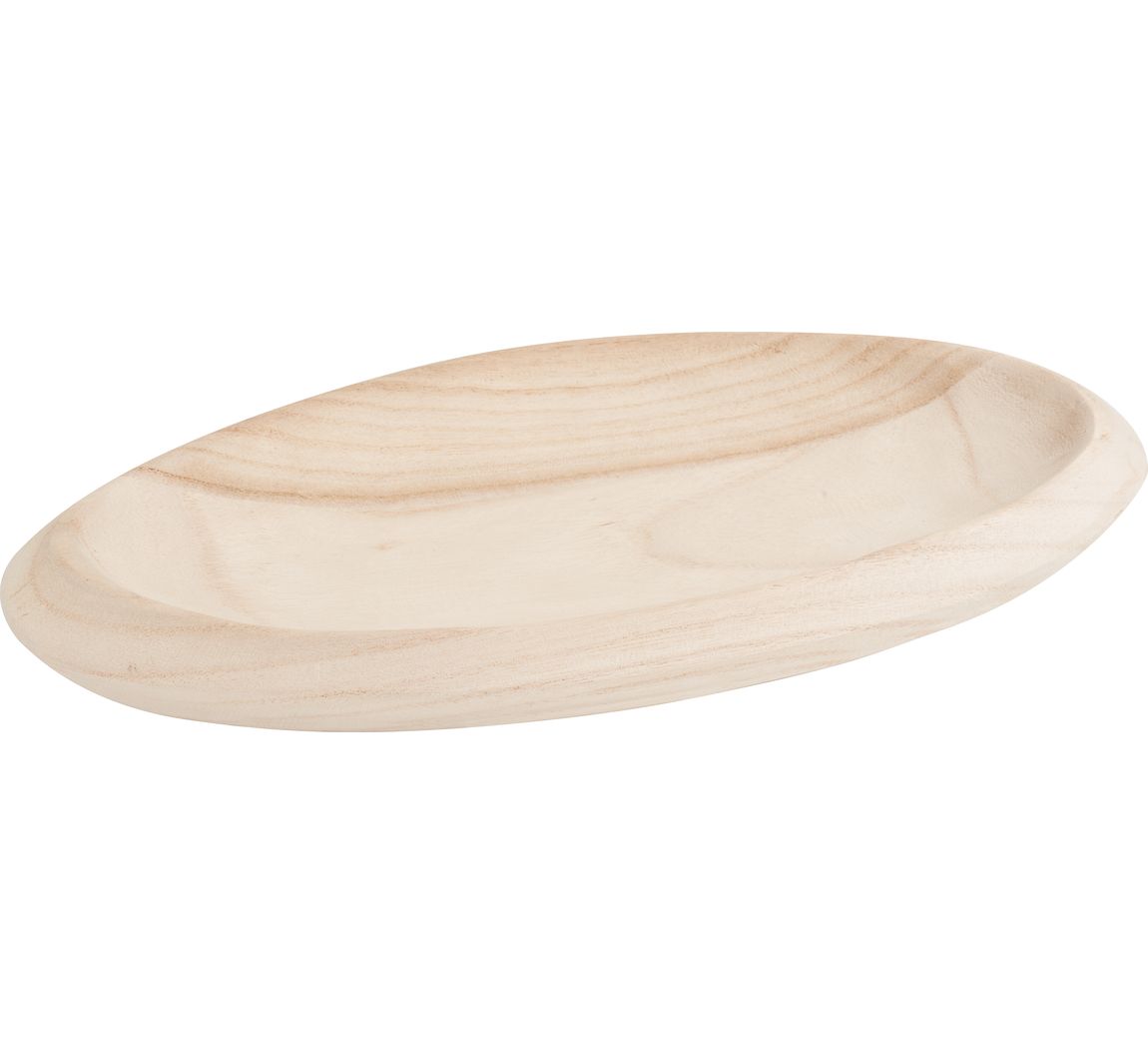 Holz-Tablett "oval"