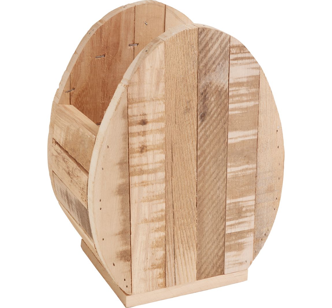 Holz-Pflanztopf "Ei"