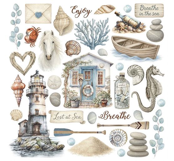 Rub On Sortiment "Silent Sea"